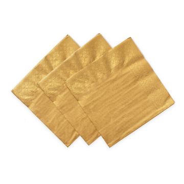 Goldene Servietten 20x - 33x33cm