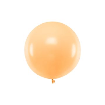 Riesen Pastell-Pfirsichballon - 1 Meter
