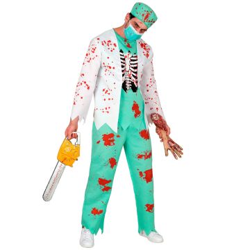 Zombie-Arztkostüm für Herren