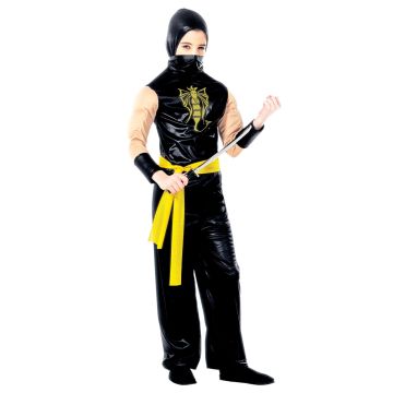 Muskulöses Ninjakostüm für Jungen