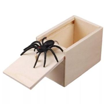 Spinnen Prank Box - 9,5x5x5,5 cm