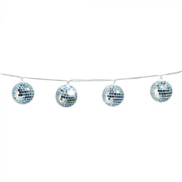 Diskokugel LED Lichterkette - 140 cm