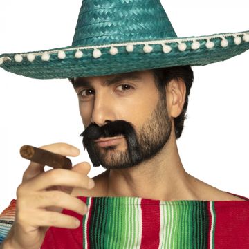 Moustache mexicansk - onesize