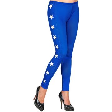Sternen Leggings in blau