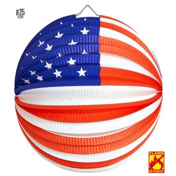 USA lanterne rund - Ø25 CM
