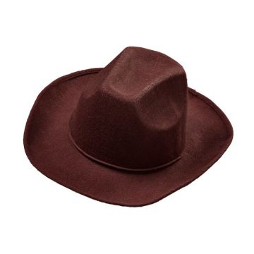 Western Cowboy Hat Brun