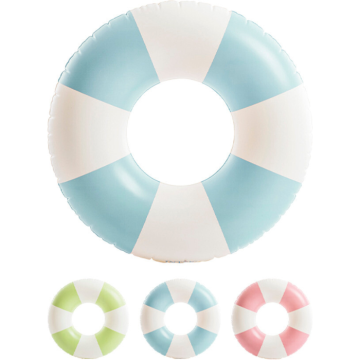 Oppustelig badering med striber Ø91 cm ass.