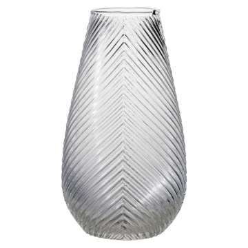 Stilvolle transparente Glasvase 140x260 mm 