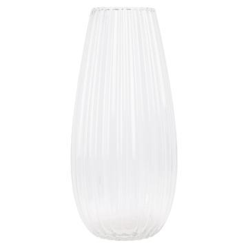 Stilvolle transparente Glasvase 170x370 mm 