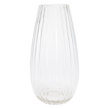 Stilvolle transparente Glasvase 150x300 mm 
