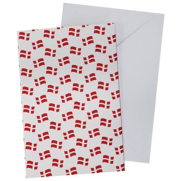 Dannebrog Karte mit Umschlag 