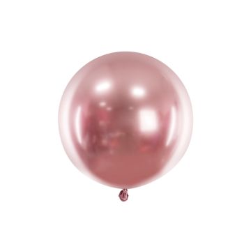 Roségold Chrome Ballon - 60 cm