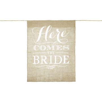 "Here Comes The Bride" Schild - 41 x 51 cm