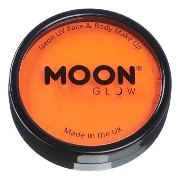 Neon UV Gesichts- und Körperfarbe Orange - 36 g