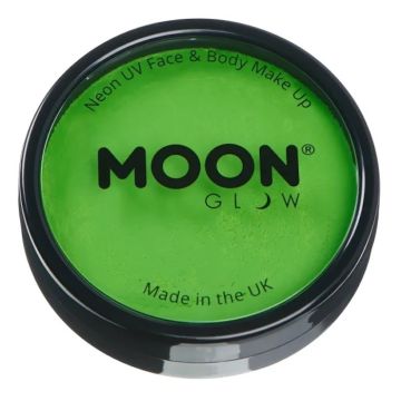 Neon UV Gesichts- und Körperfarbe Grün - 36 g