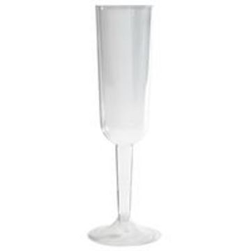 Champagnerglas Plastik Transparent - 4 Stk., 198 ml