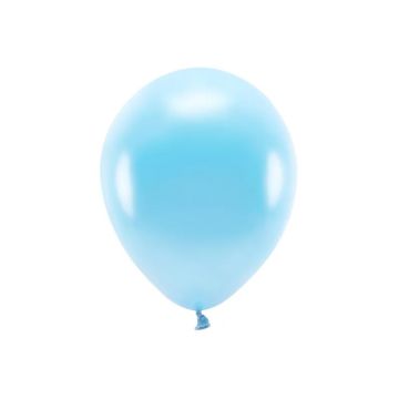 Metallic Hellblau Ballons 100x - 30 cm