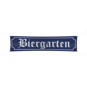 Oktoberfest Biergarten Banner - 180 x 40 cm