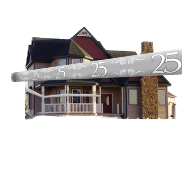 25 Jahre Jubiläumsband Silber - 15 m