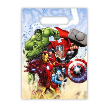Avengers Süßigkeitstüten 6x - 16,5x23 cm
