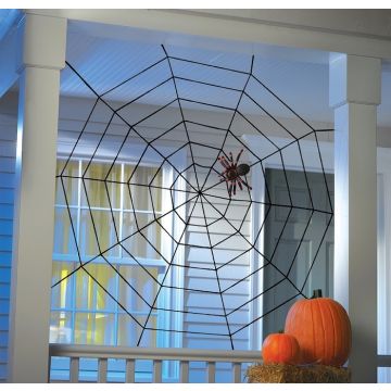 Großes Spinnennetz aus Seil - 152 cm