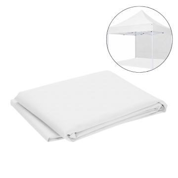 Seitenwand für Pavillon 3x2 m weiß