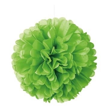 Neon grüner Pompom - 30 cm
