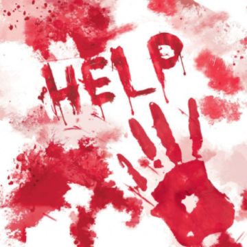 Blutrünstige Halloween-Servietten 20x - 33x33 cm