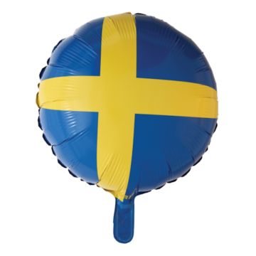 Schweden Folienballon Rund - 45 cm