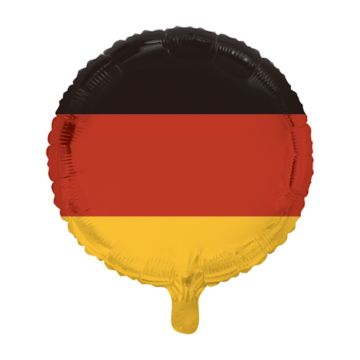 Deutschland Folienballon Rund - 45 cm
