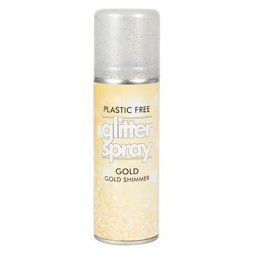 Glitzerspray für Körper und Haar 125 ml Gold