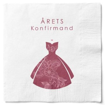 Servietten konfirmand des jahres mädchen 20x Das Alte Krankenhaus