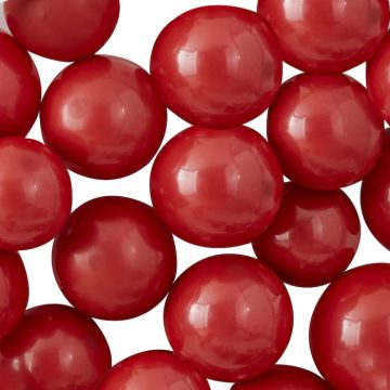 Rote Mini Ballons 40x - 12 cm