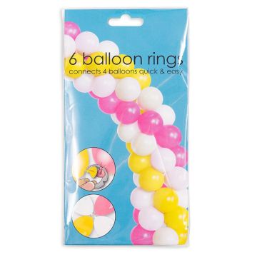 Ballonringe 6x - 3 cm