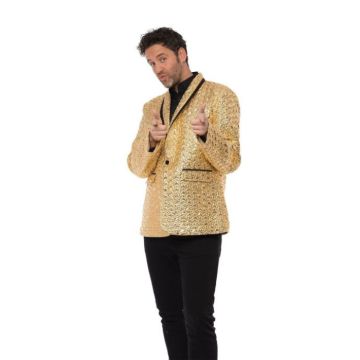 Gold blazer für Männer