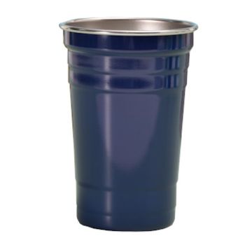 Blue Cups aus Edelstahl 12x - 0,45 L