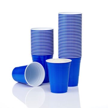 Bier Pong Becher - Blue Cups 50x