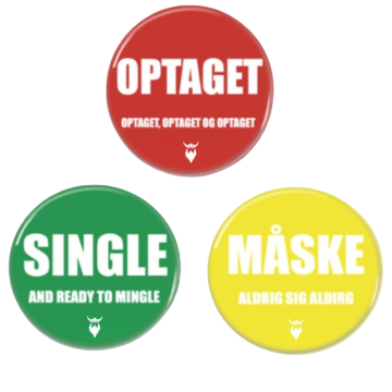 Ampelparty Buttons 30x - 58 mm