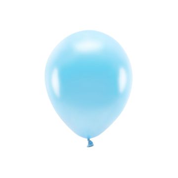 Metallic-blaue Luftballons 10 x - 30cm