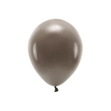 Mokkafarbene Luftballons 10x - 30 cm