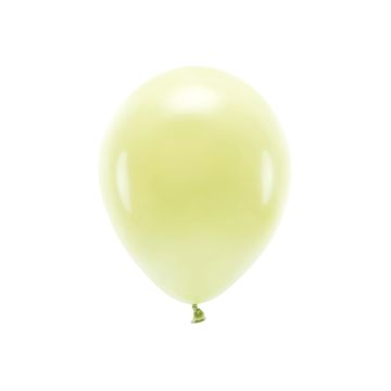 Hellgelbe Luftballons 10x - 30 cm