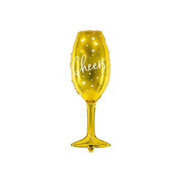 Champagnerglas Folienballon - 80 cm 