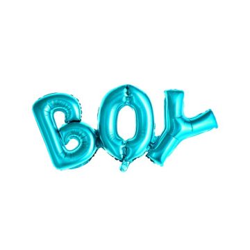Blaue Boy Buchstaben Folienballon - 67x29 cm