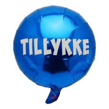 Herzlichen Glückwunsch Folienballon in Blau - 45 cm