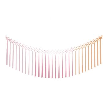 Macrame Girlande pink 1,8m