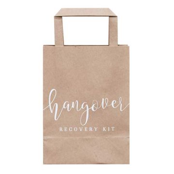 Geschenktüten Hangover 5x - Recovery Kit, 26,5x15x9 cm