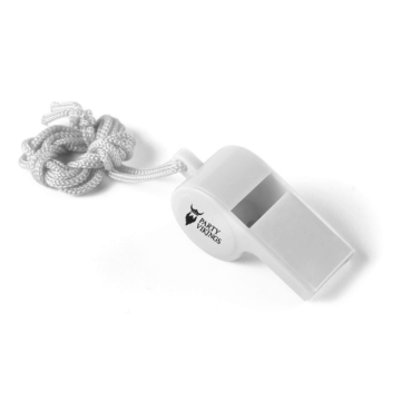 Trillerpfeife, Kunststoff Schwarz