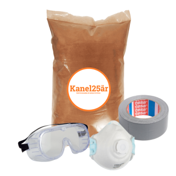 Kanel 2,5 kg inkl. udstyr 25 års