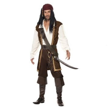 Jack Sparrow Piratenkostüm für Herren