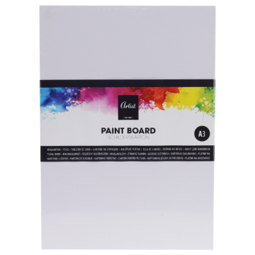 Hvid lærred 42x30 cm